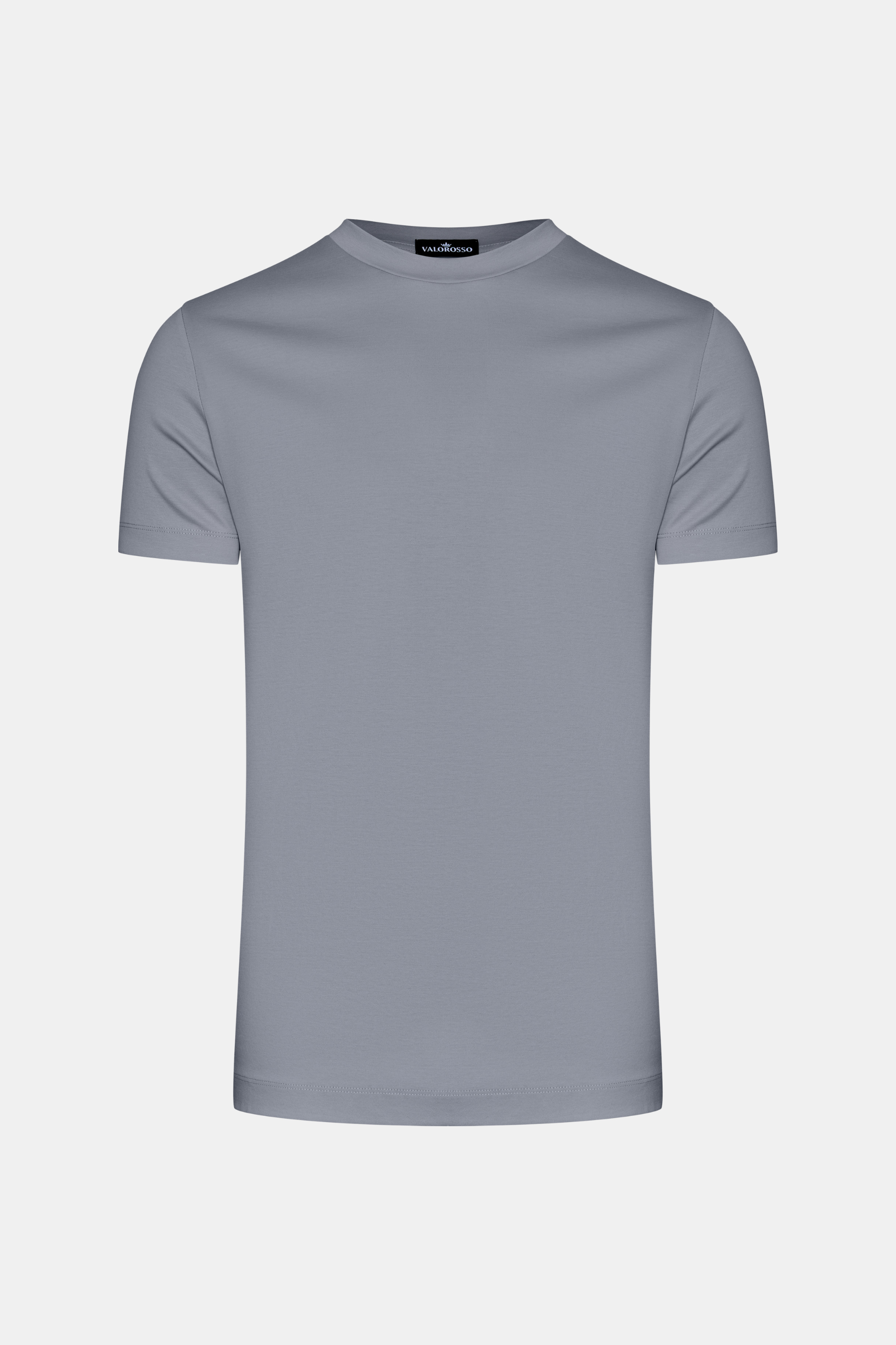 VALOROSSO MERCERIZED T-SHIRT - DARK GREY