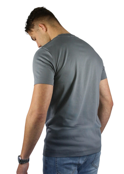 VALOROSSO MERCERIZED T-SHIRT - DARK GREY