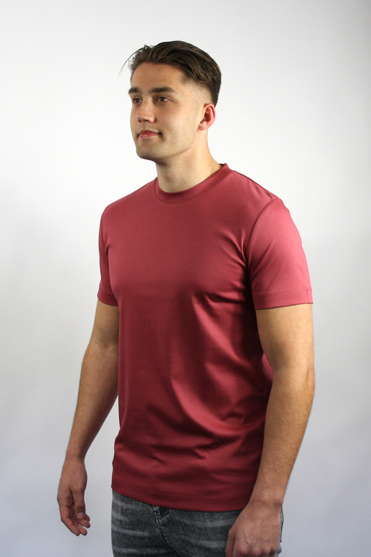 Valorosso Mercerized T-Shirt – Sunset Red