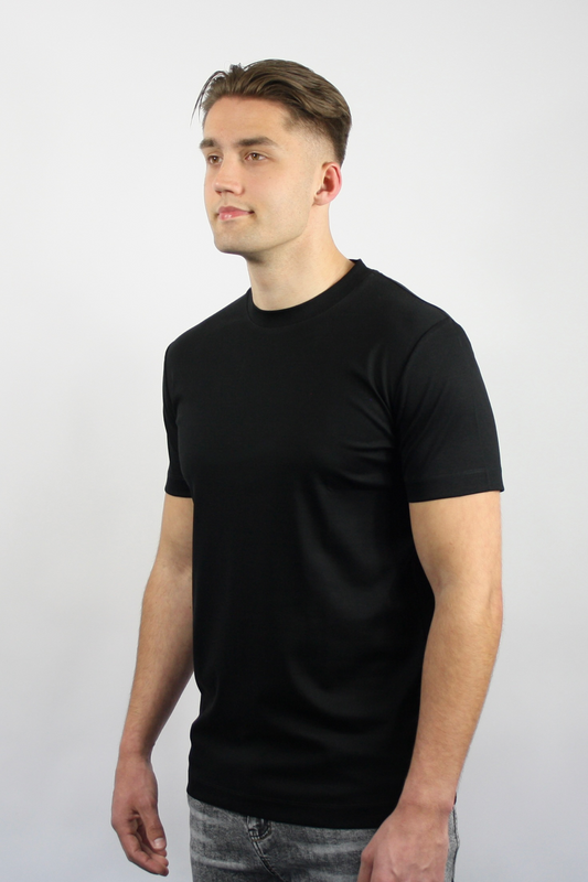 Valorosso Mercerized T-Shirt – Phantom Black