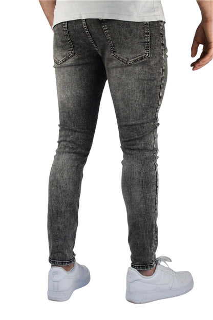 VALOROSSO STRETCH DENIM JEANS - GREY