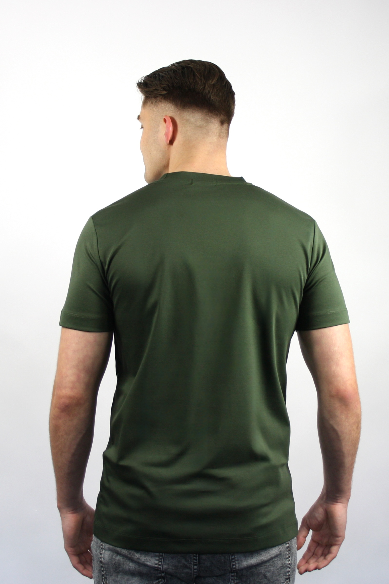 Valorosso Mercerized T-Shirt – Deep Olive