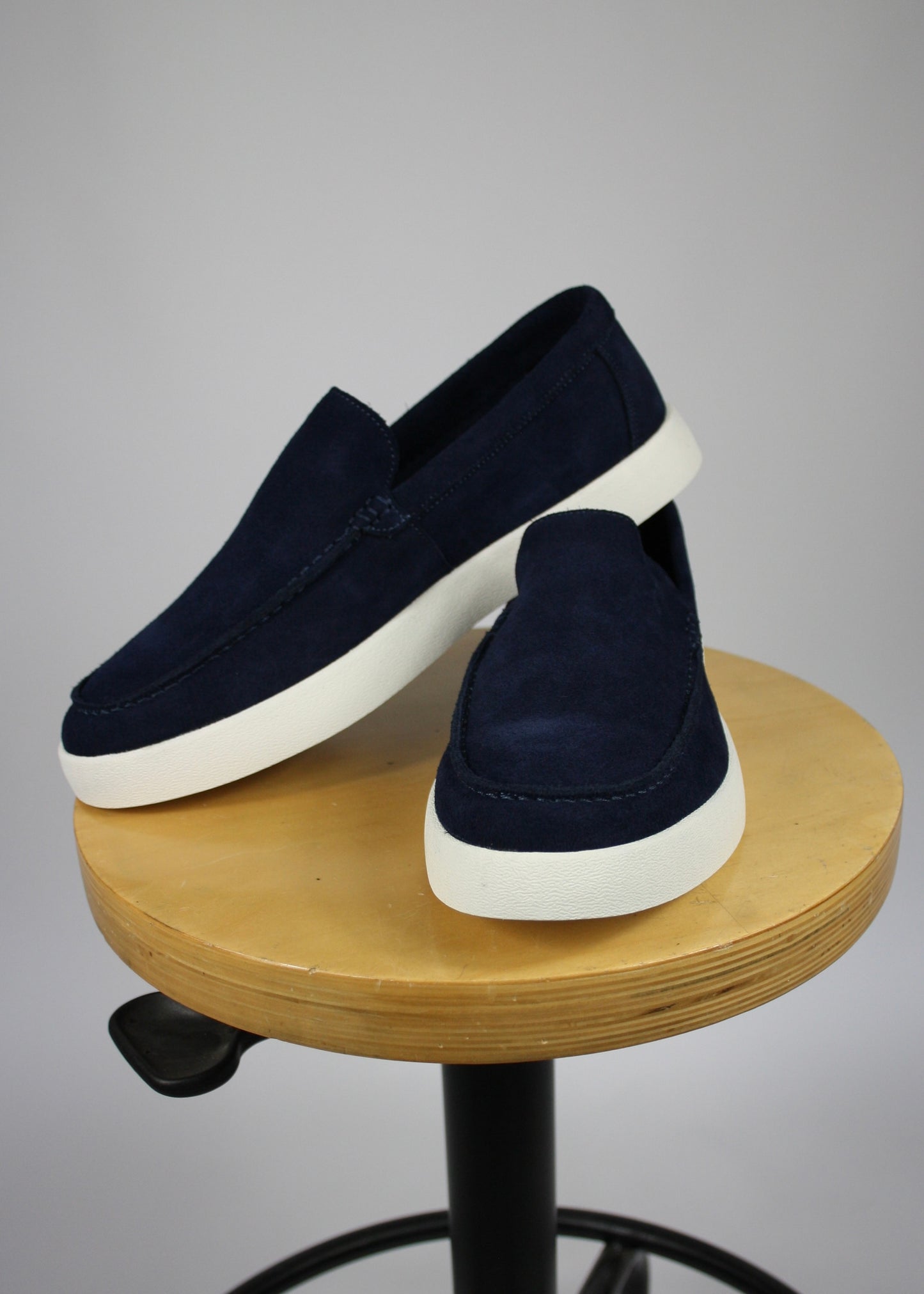 SUEDE LOAFERS MID - DARK BLUE