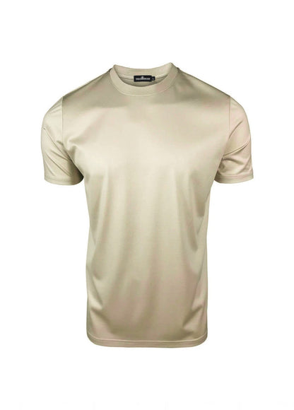 VALOROSSO MERCERIZED T-SHIRT - CHAMPAGNE