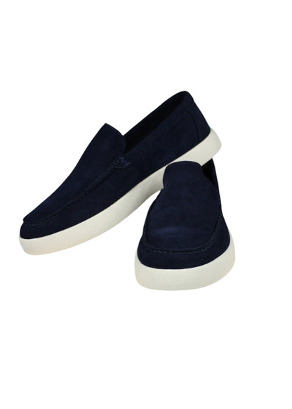 SUEDE LOAFERS MID - DARK BLUE