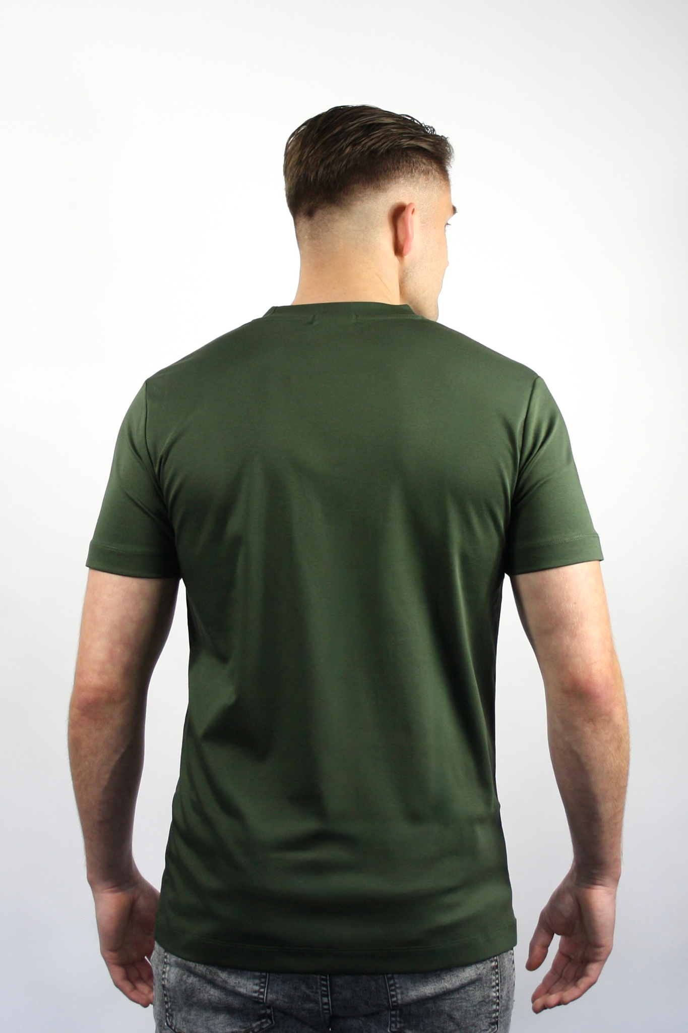 Valorosso Mercerized T-Shirt – Deep Olive