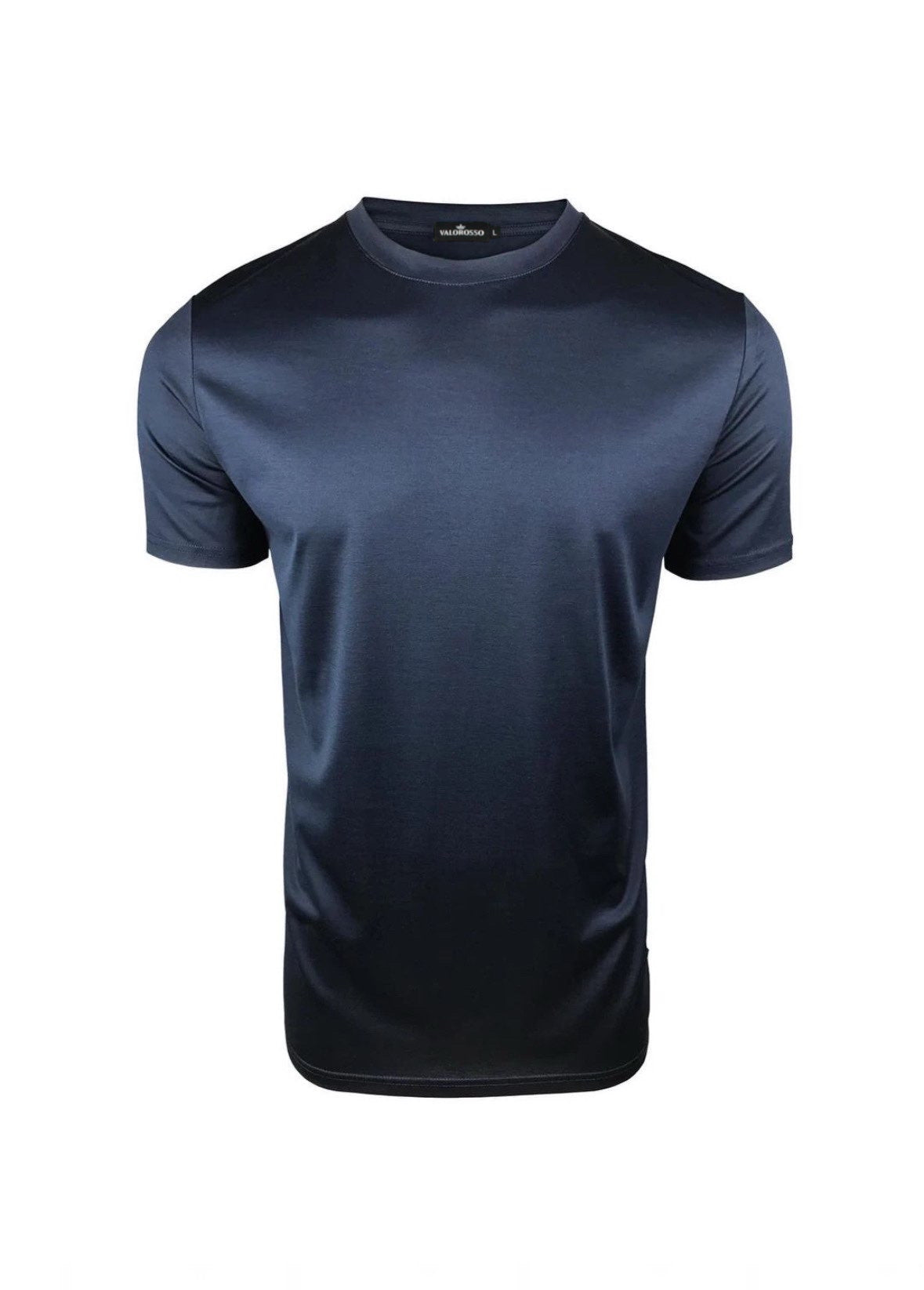 VALOROSSO MERCERIZED T-SHIRT - DARK BLUE